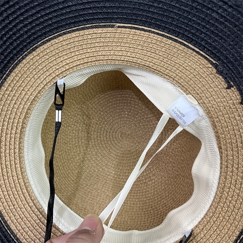 Straw Fisherman Hat Outdoor Sun Protection Beach Vacation Hat