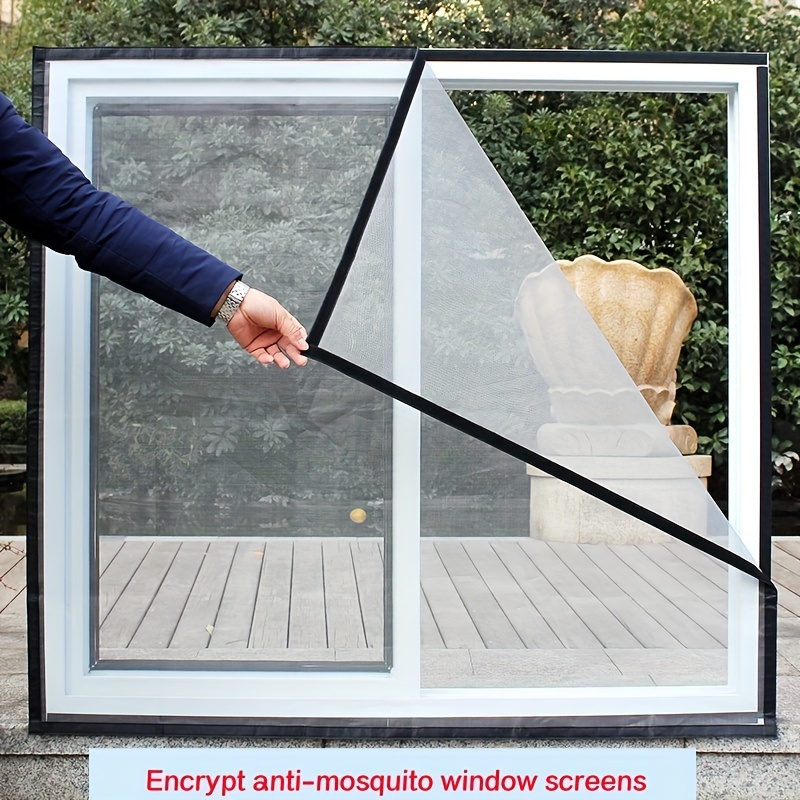 1 Set Diy Selbstklebendes Fensterschutznetz Vorhang Anti - Temu Austria
