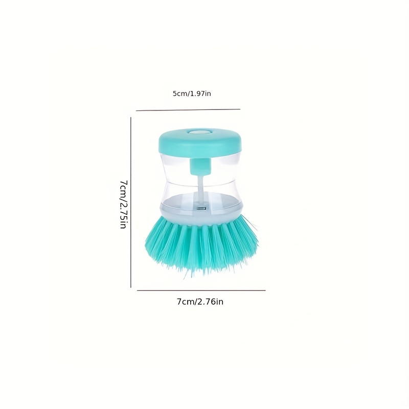 Pot Washing Brush Liquid Adding Press Type Kitchen Cleaning - Temu