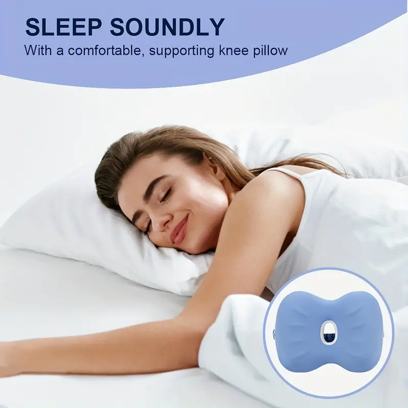 Leg & Knee Support Pillow For Side Sleepers, Memory Foam Leg Pillow For  Sleeping, Relax For Sciatica, Back, Hips, Knees, Joints, Maternity Pillow  With Removable & Washable Cover - Blue - Temu
