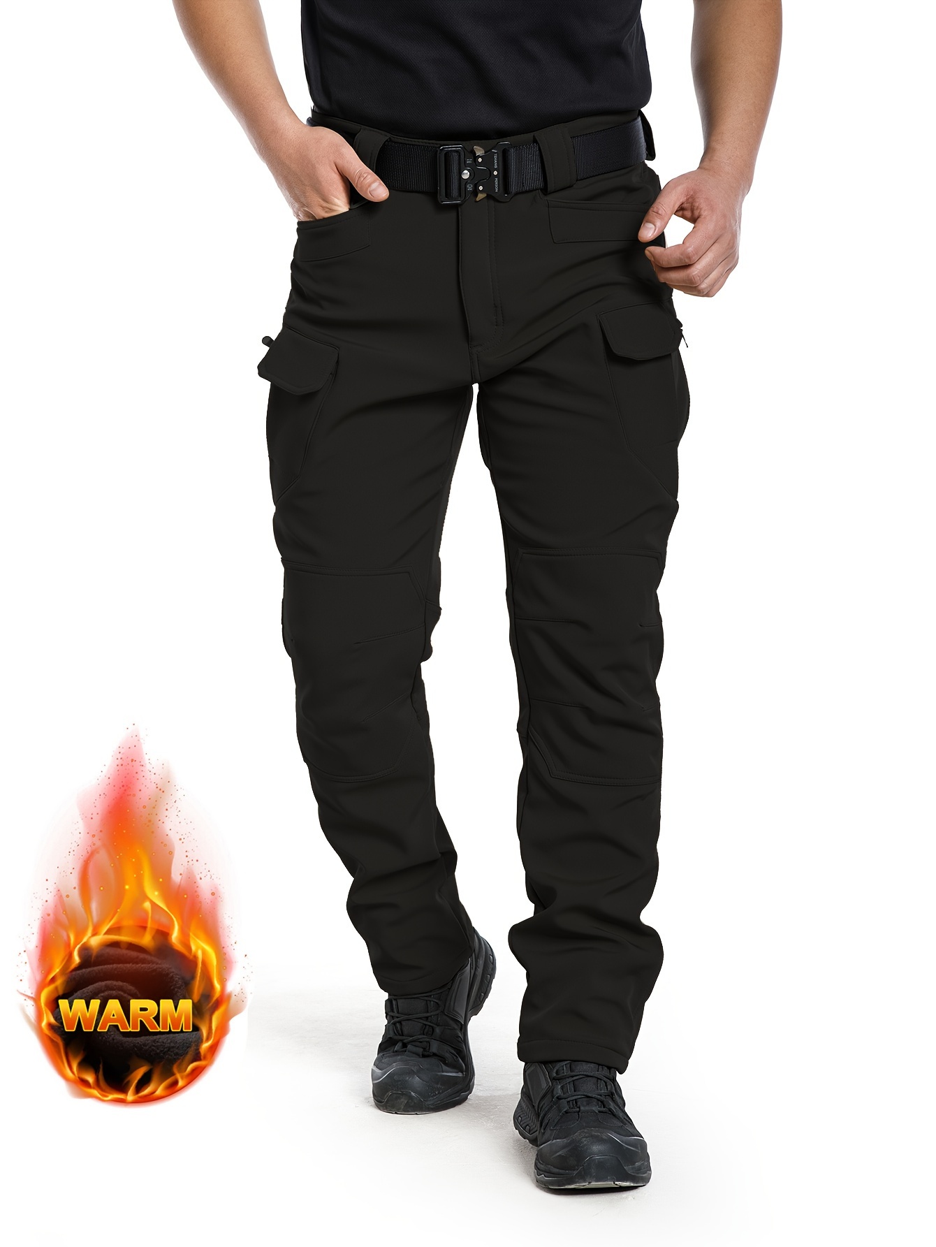 Mens Tactical Work Trousers Cargo Pants Combat Fishing Hiking Outdoor Plus  Size
