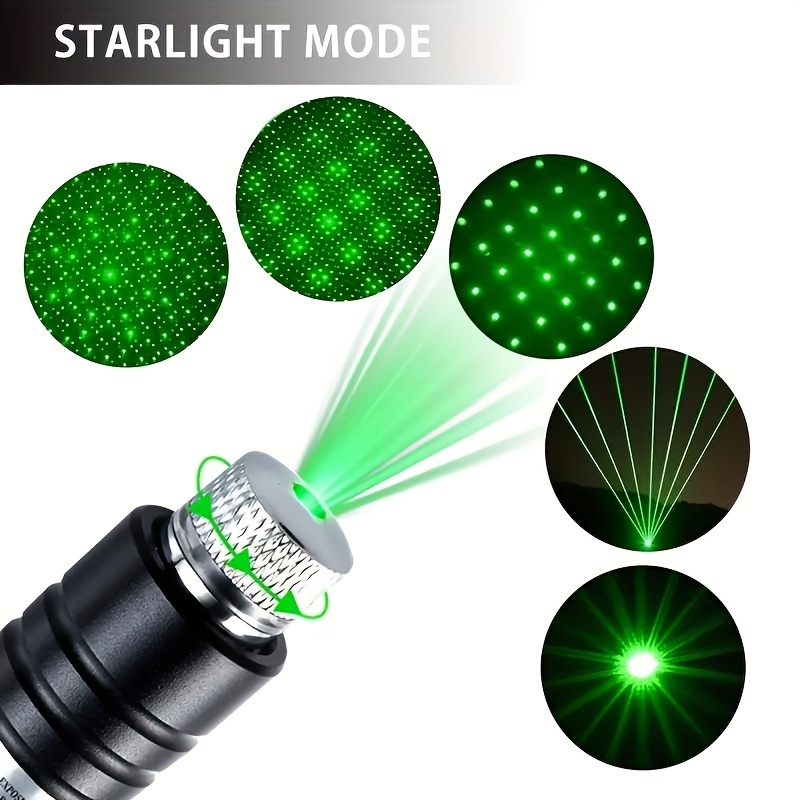 Green Laser Pointer- 10000m USB Charging Built-in Battery Laser Torch High  Powerful Red Dot Single Starry Burning Match - AliExpress