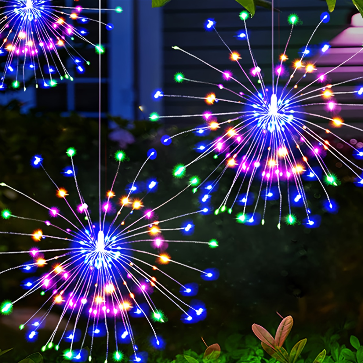 Halloween Christmas New Year Golden Fireworks Retro Led - Temu