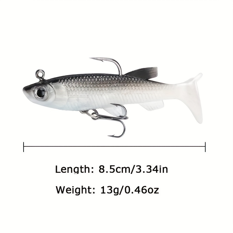Soft Fishing Lure: Lead coated Bionic Soft Bait Fresh - Temu