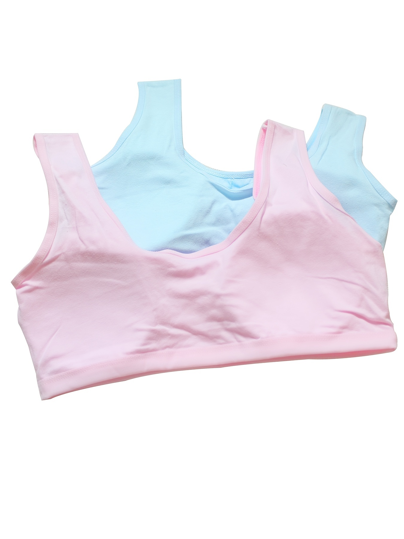 Cheap 4pcs Children's girl bra Cotton Teenage Underwear summer Kids topic