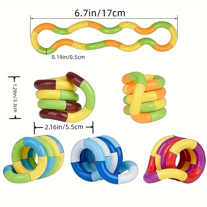 Dropship 4Pcs Twisted Rope Anti Stress Toy Deformation Rope Adult  Decompression Interactive Game DIY Winding Leisure Kids Education Toys to  Sell Online at a Lower Price