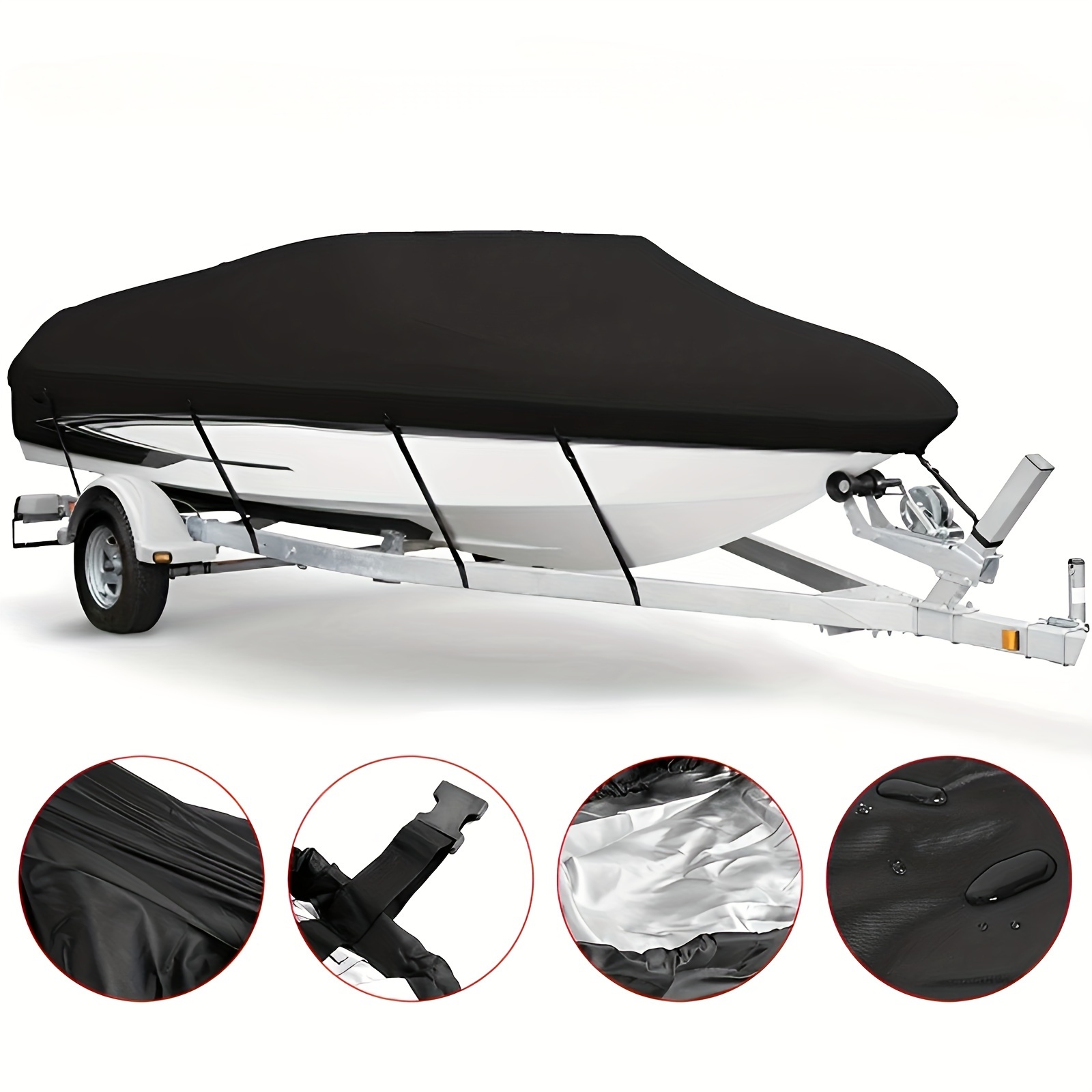 Top Cover Waterproof Inflatable Fishing Boat Tent Kayak Awning Luxury Boat  Yacht Hardware Canopy Roof Sunshade Awning