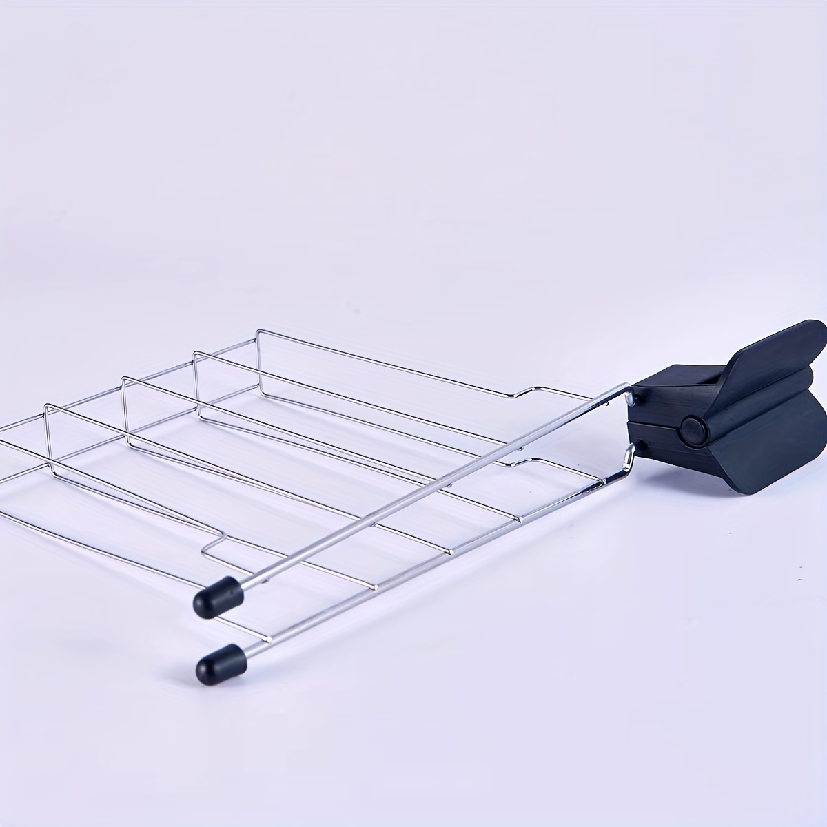 Foldable Bread Warming Rack Stainless Steel Sandwich Holder Cage