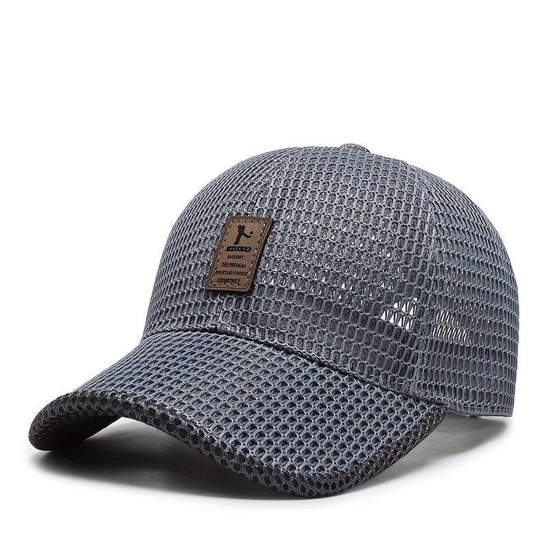 TEMU Gorra De Béisbol Y Transpirable, Con Malla De Secado Rápido Para Deportes , Pesca Y Golf, Ideal Para Mujeres Y Hombres