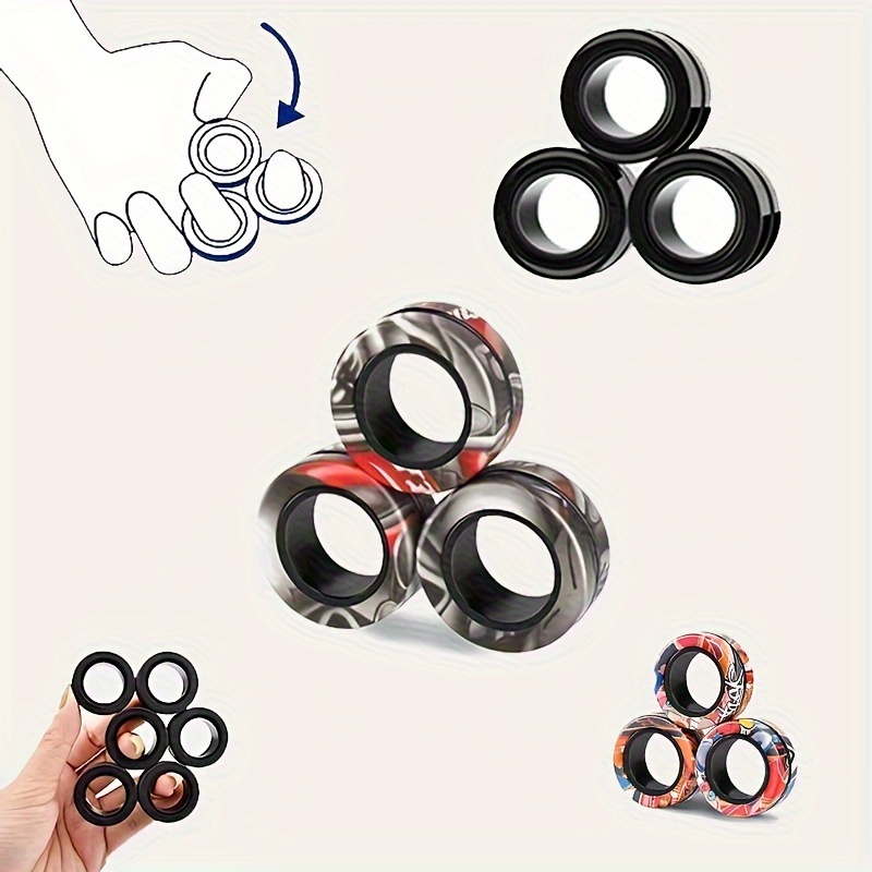 Alloy Gun Fidget Ring EDC Fidget Spinner Metal Hand Spinner Adult Fidget  Toys