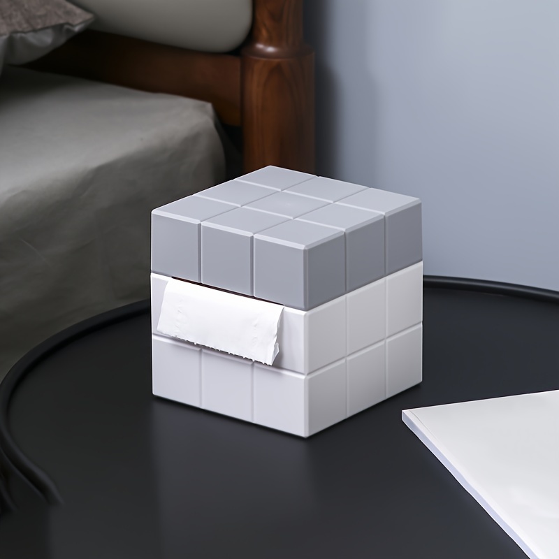 1pc Boîte À Mouchoirs Magic Cube Boîte À Papier Dessin - Temu France