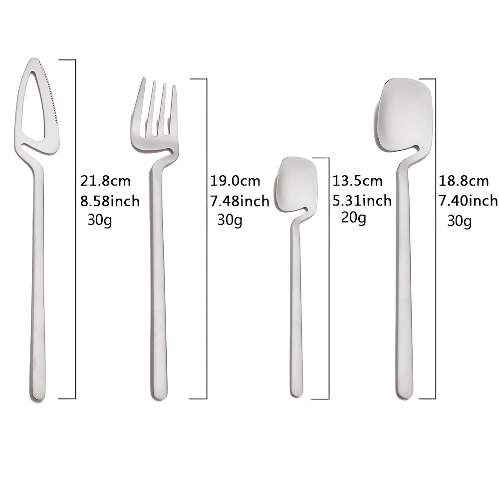32pcs stainless steel cutlery set for 8     knife   teaspoon   dining kitchen use kitchen utensils creative hanging 304 Product details 4
