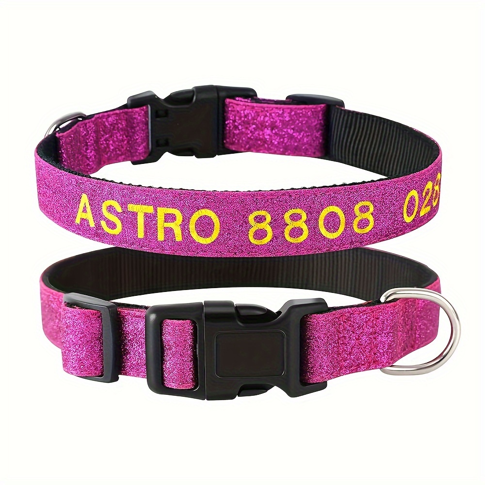 Personalized bling hot sale dog collars