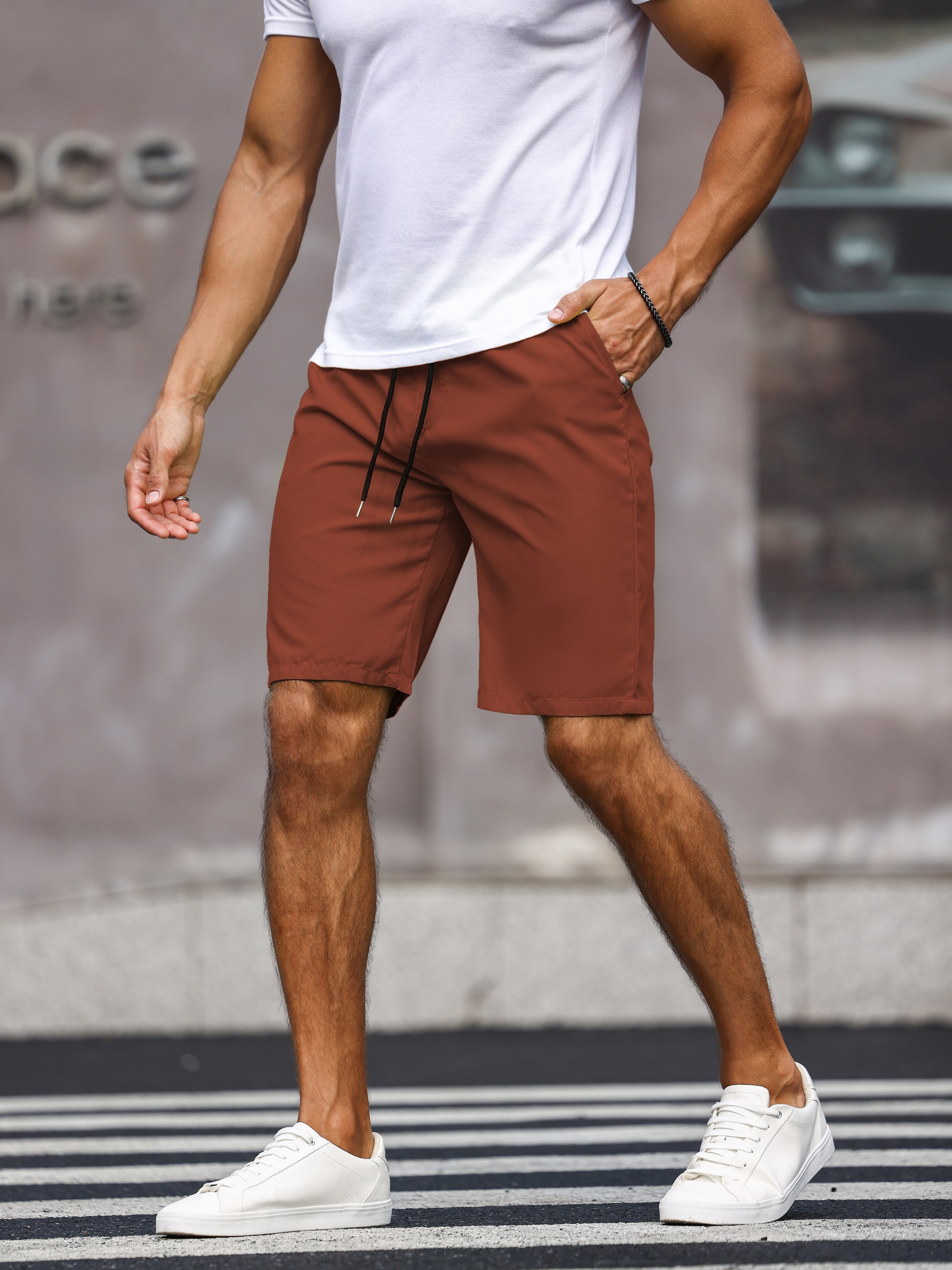 Mens Summer Beach Casual Fashion Shorts - Men's Clothing - Temu France