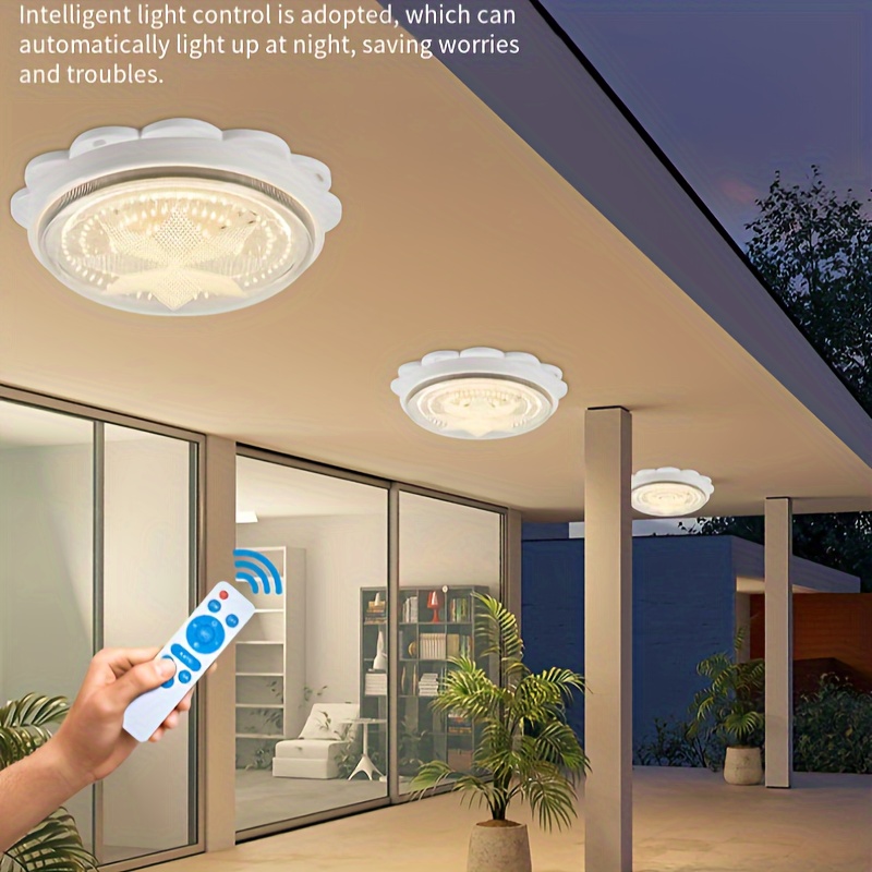 Luz Solar inteligente de techo para interiores, lámpara de energía Solar  con línea de luz de