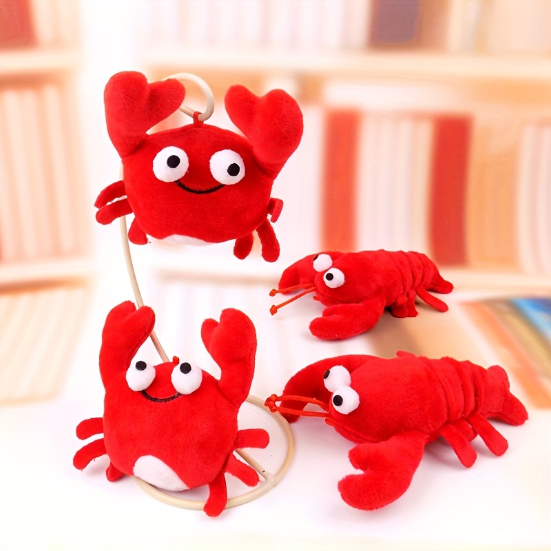 Crab Keychain - Crochet Animal Bag Charms