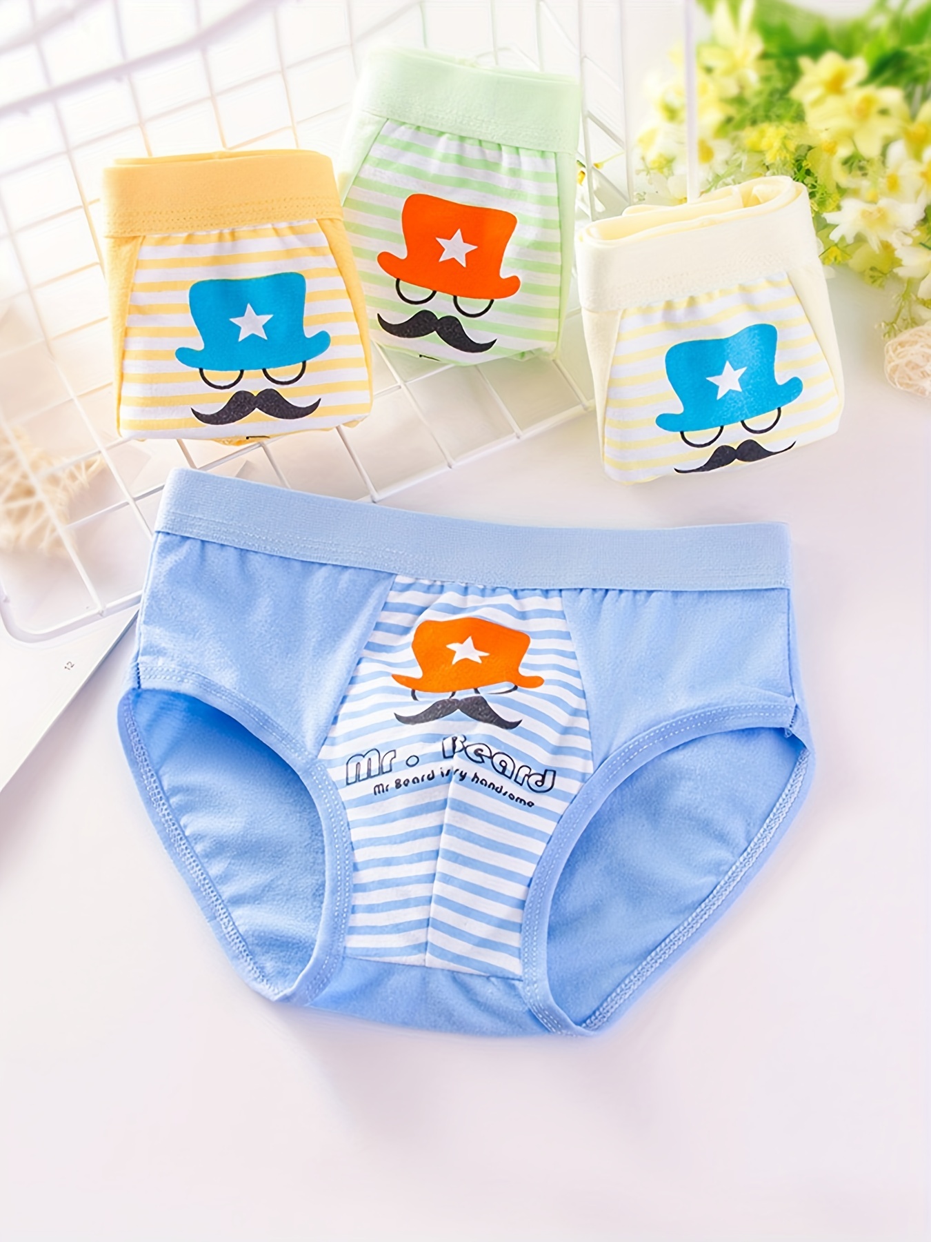 Toddler Boys Underwear Soft Breathable Solid Color Comfy - Temu