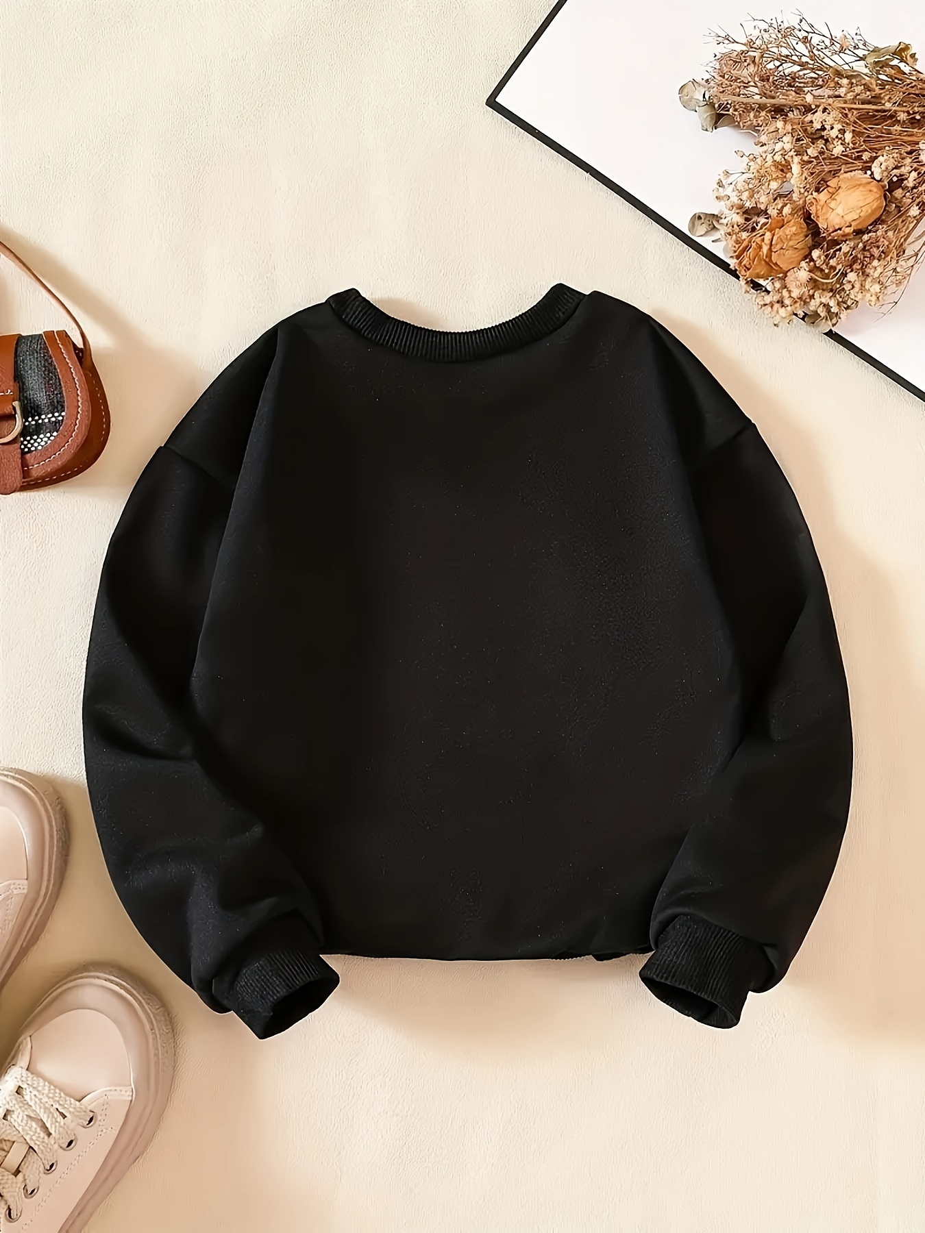 Toddler Clothes Toddler Girl Black Sweatshirt Fun 'I Like Snacks