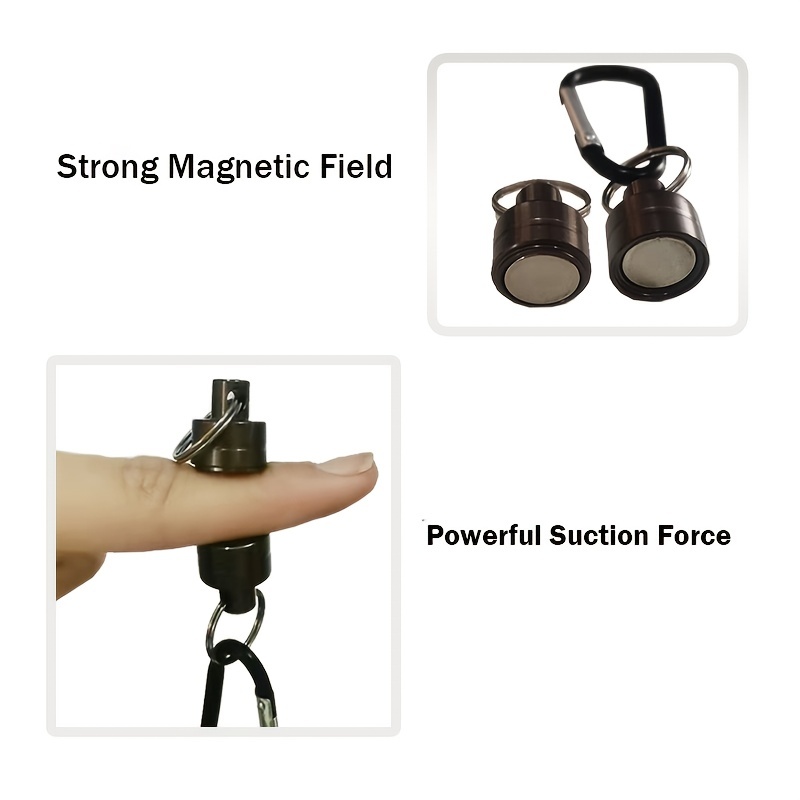 SAMSFX Quick Release Keychain Connector, Magnetic Key Chain, Super Strong  Detachable Keychain Magnet
