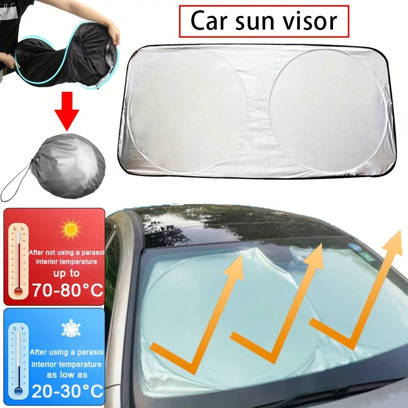 Auto-Sonnenschutz Für Die Frontscheibe, Verdickte Laser