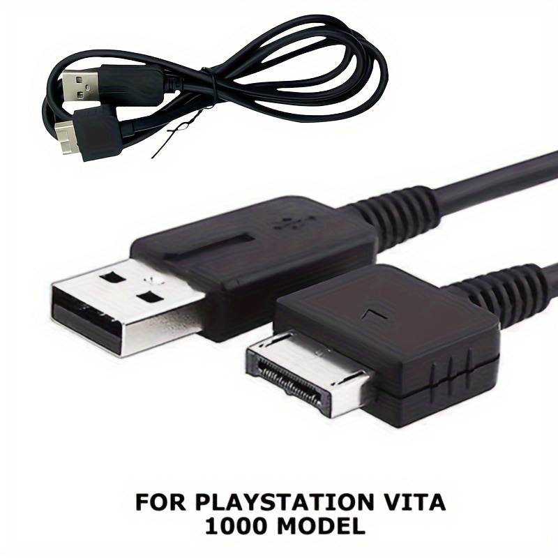 CHARGEUR AC AVEC CÂBLE USB POUR PS Vita - Noir