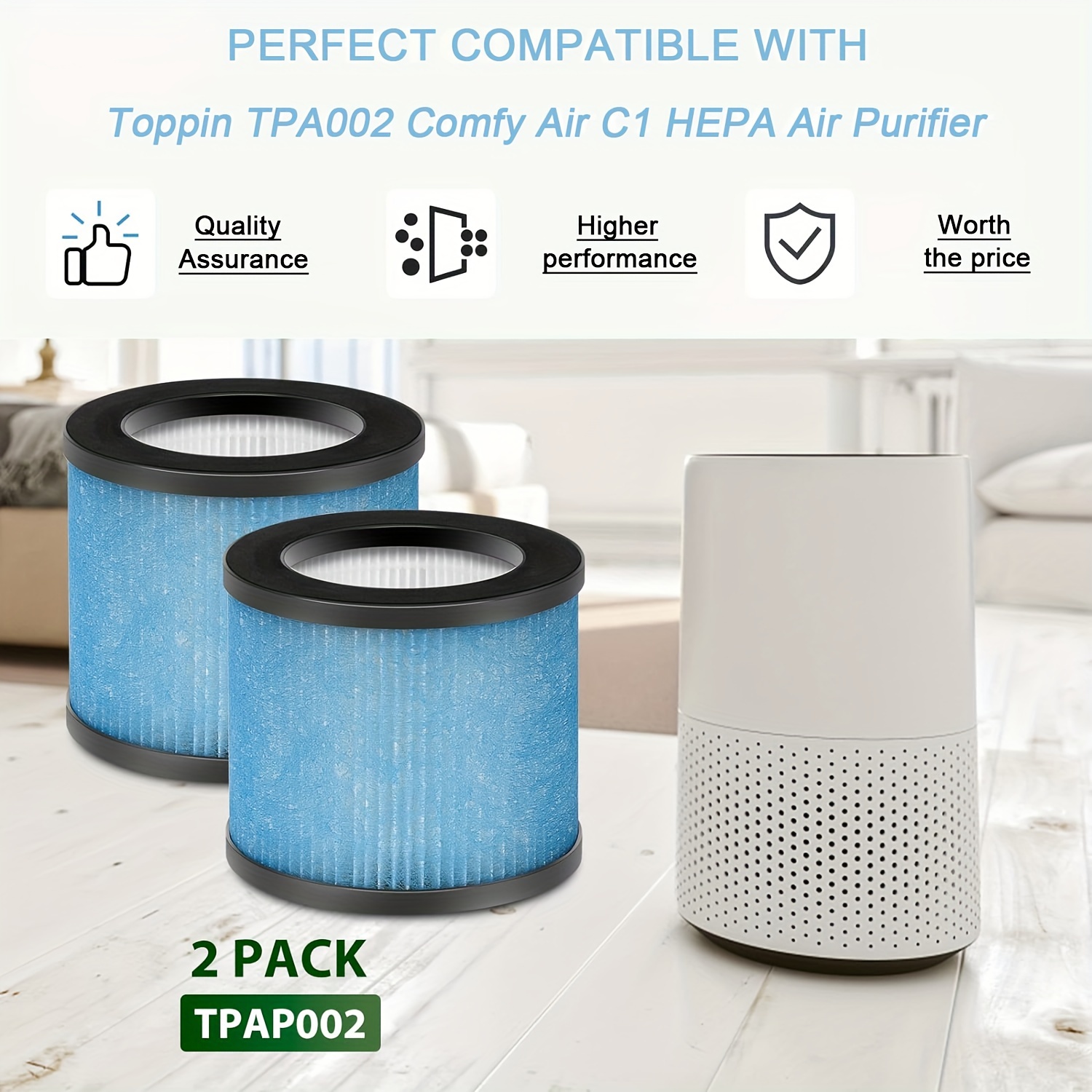 Toppin comfy air c1 deals hepa filter