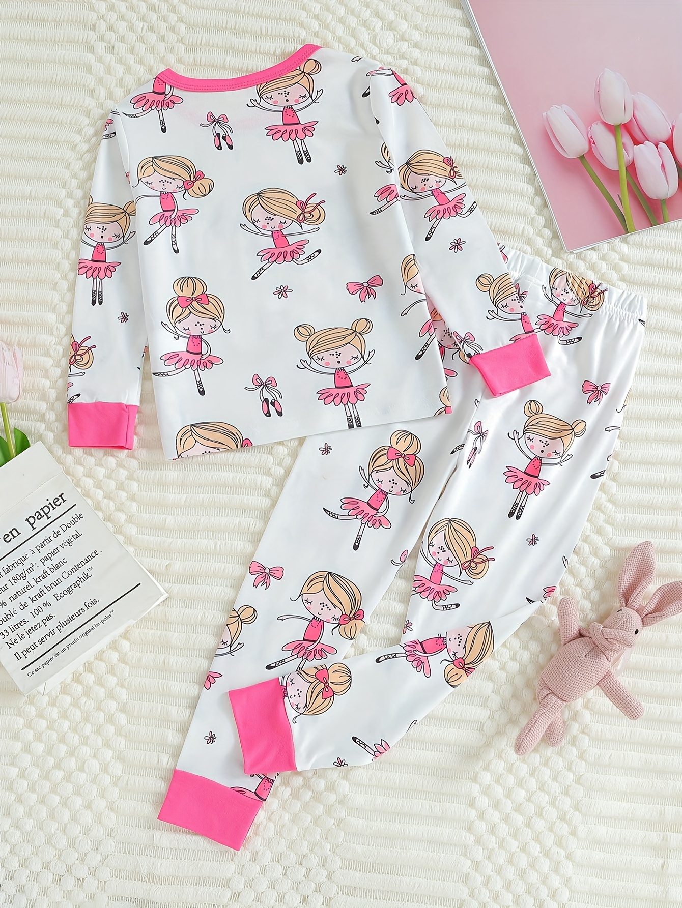 M.O.S Women's Junior Cotton Pajama Set 2 piece Cute Printed I Love Cats  Long Sleeve Long Pants Sleepwear Pj Set