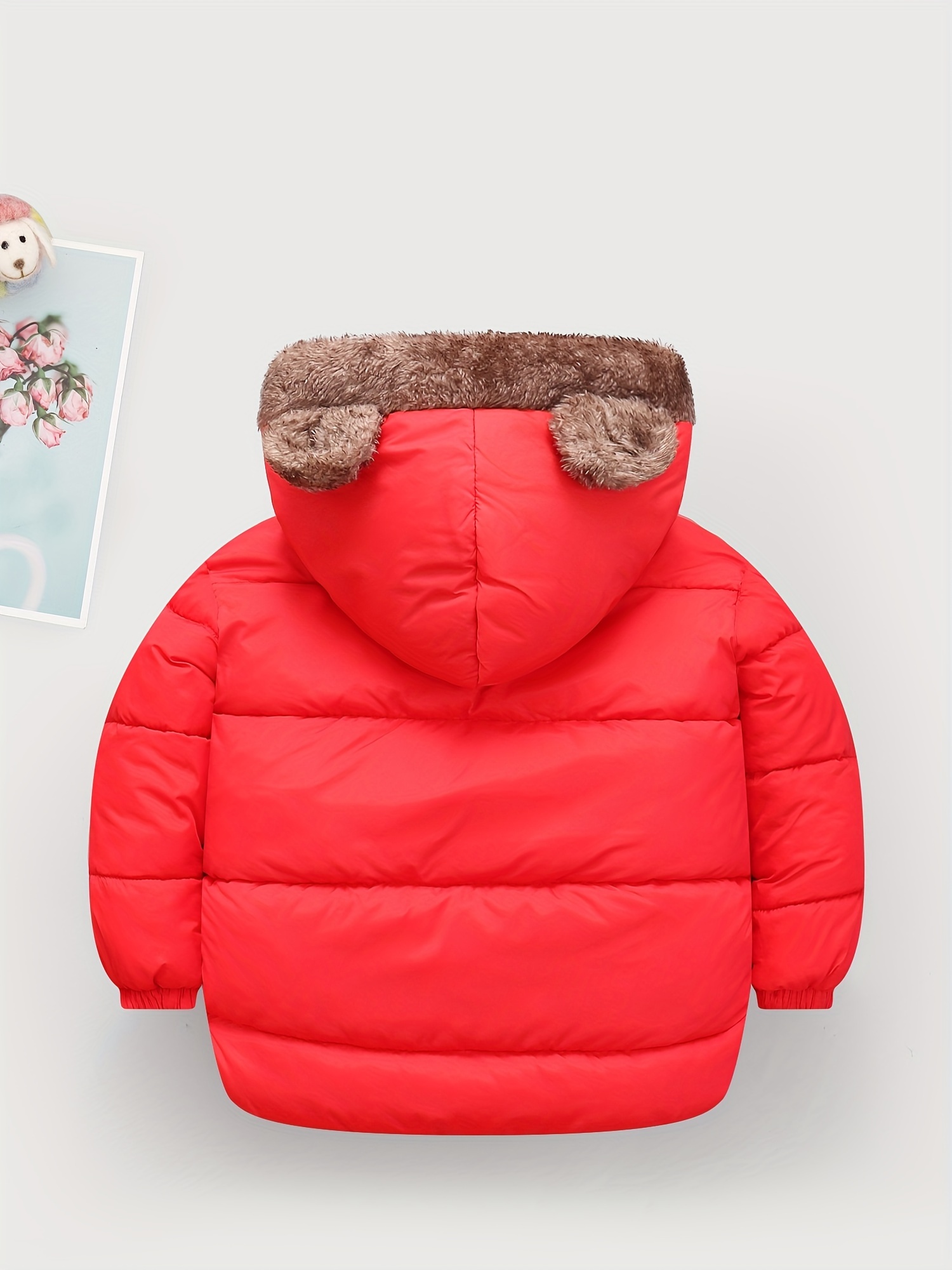 Comprar Parka con forro polar para niño, chaqueta cálida