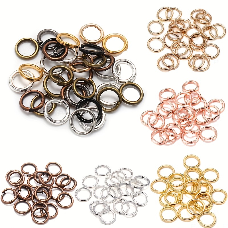 50-200Pcs Stainless Steel Open Jump Rings For Jewelry Making