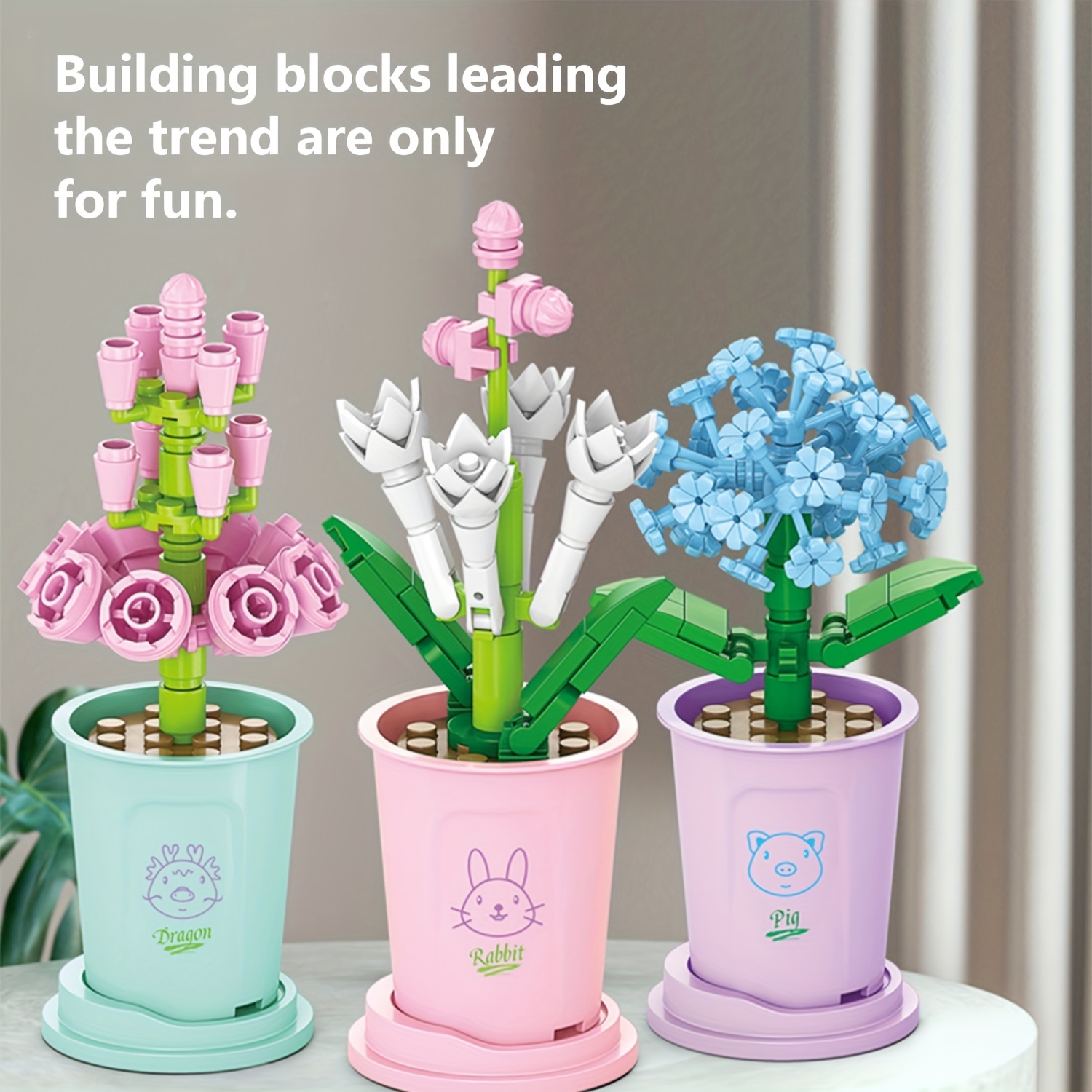 Flower Planet Box Building Block Set
