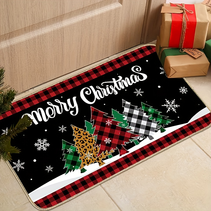 1 Stück Frohe Weihnachten Dekoration Fußmatte - Temu Austria
