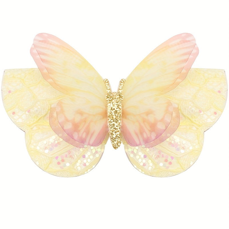 Rosy Maple Moth Hair Clip