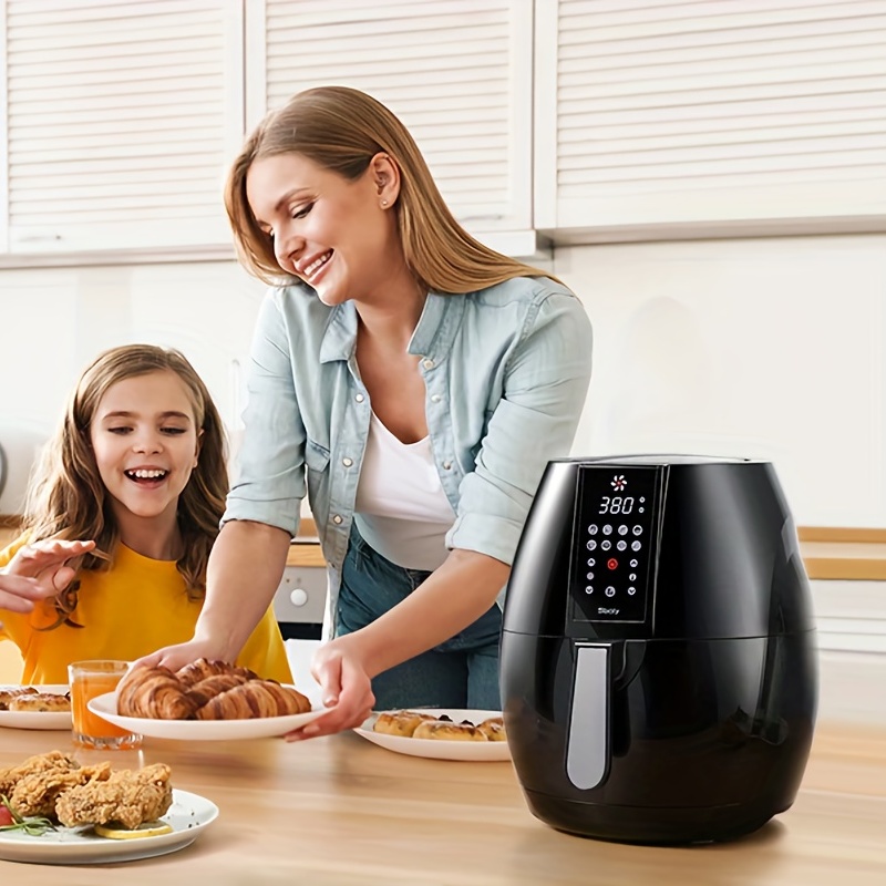 Air Fryer Large Capacity Lcd Digital Touch Screen Water - Temu