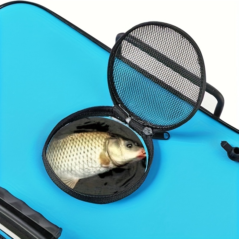 Foldable Fish Net Bag Foldable Lightweight Fishing Bucket Storage