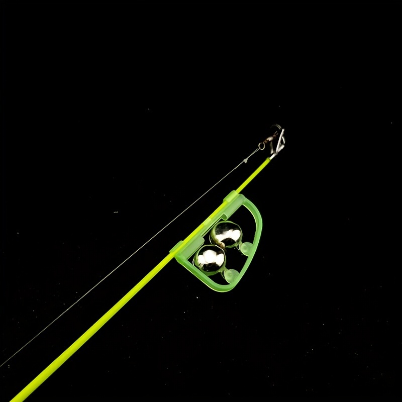 Outdoor Fishing Rod Clip Alarm Bells Twin Bells Night - Temu