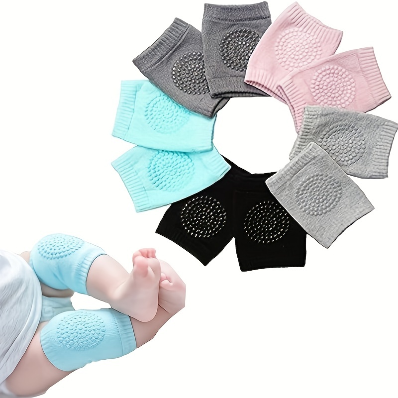 Genouillères pour bébé, 1 paire, protection de sécurité respirante  ajustable, genouillères élastiques antidérapantes, coussin pour bébés
