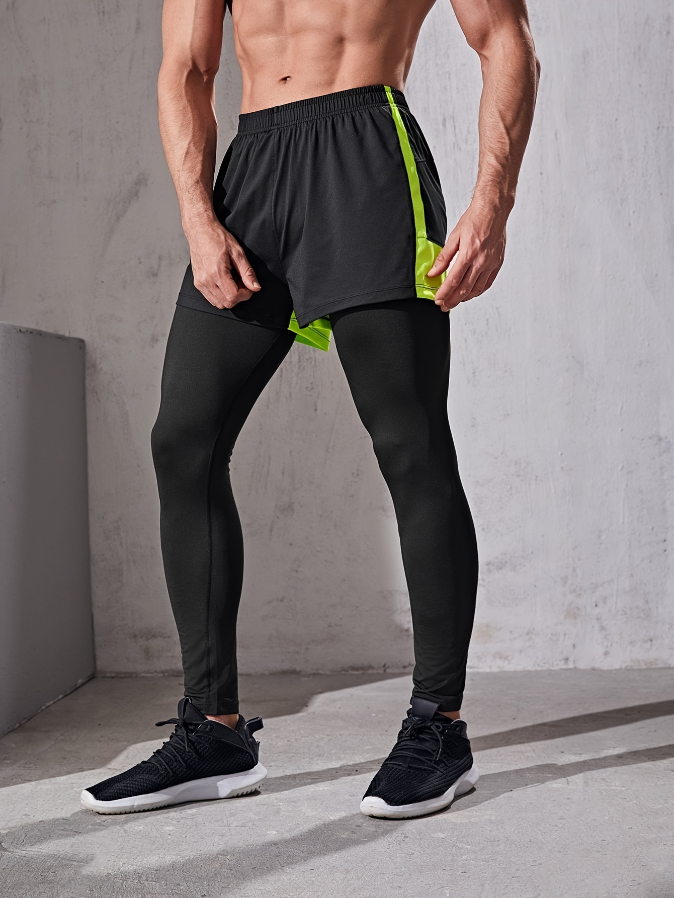 Men's Mesh Breathable Comfy Quick Drying Running Shorts - Temu Canada