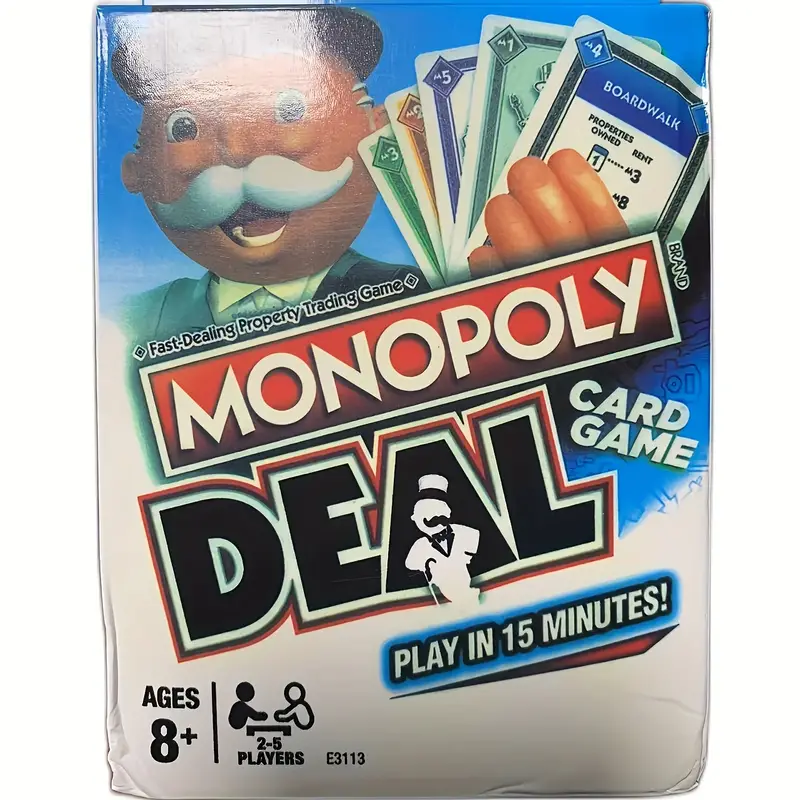 Monopoly Deal Card Game classic Poker For Family Gatherings - Temu