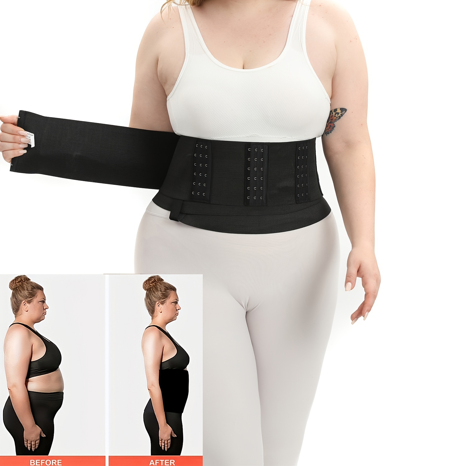 Waist Trainer For Women, Lower Belly Fat Waist Wrap, Plus Size Bandage Waist  Trimmer Belt, Plus Size Women Clothing - Temu Philippines