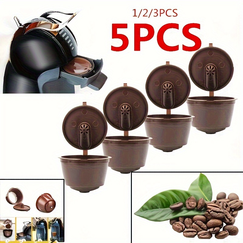 €16.99 Tazza di capsule di caffè riutilizzabile Tazze per cialde in capsule  di caffè in acciaio inox Tazza da caffè…