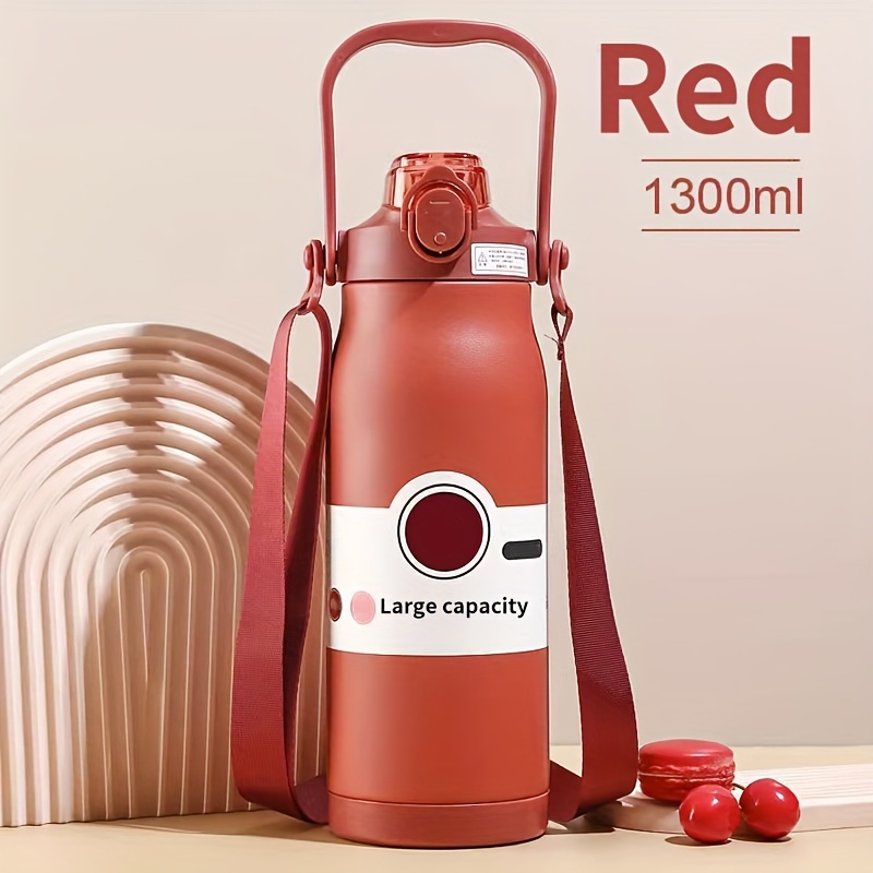 Red Flip-Top Water Bottle