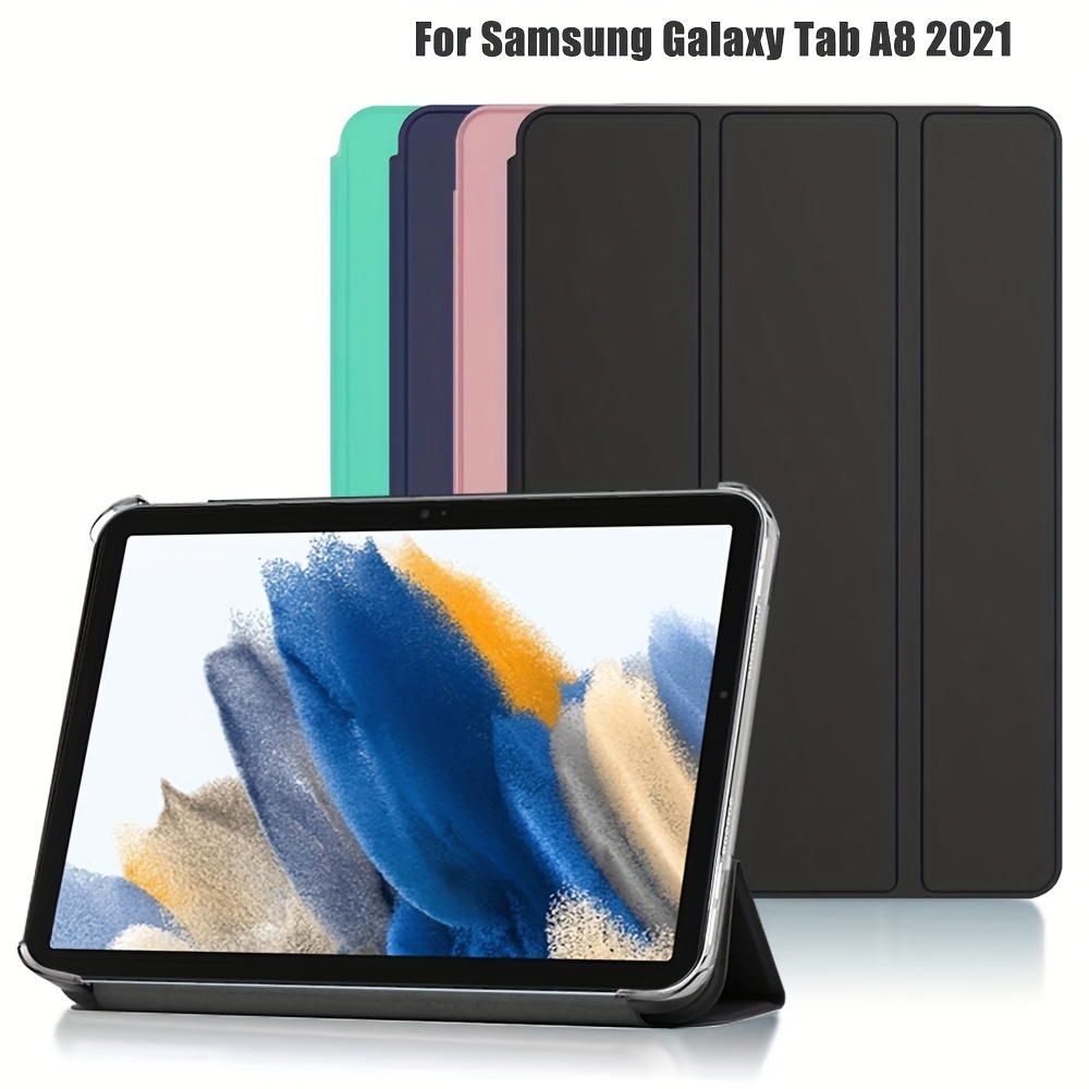 Coque pour Samsung Galaxy Tab A 10.1 2019, étui à rabat intelligent ultra  fin et léger avec support à trois volets pour tablette Samsung Tab A 10,1  pouces SM-T510/SM-T515 version 2019 