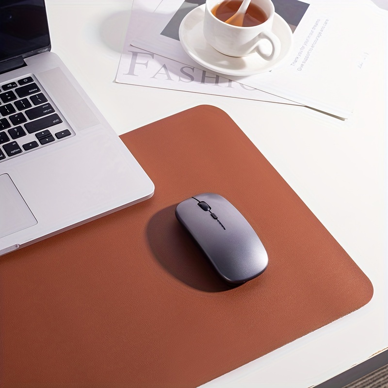 extra large waterproof mouse pad faux leather rectangular