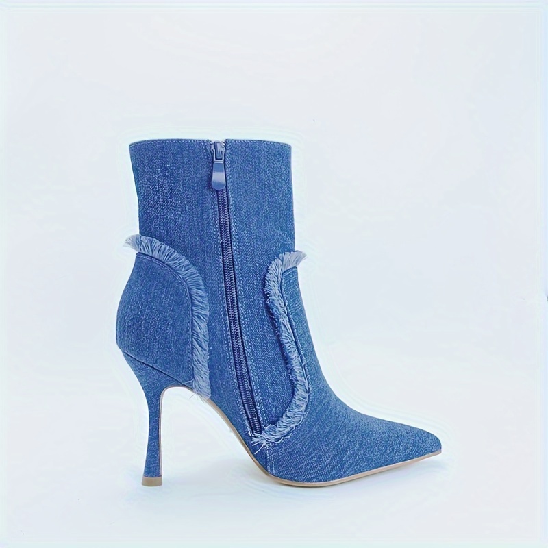 Royal blue fringe clearance boots