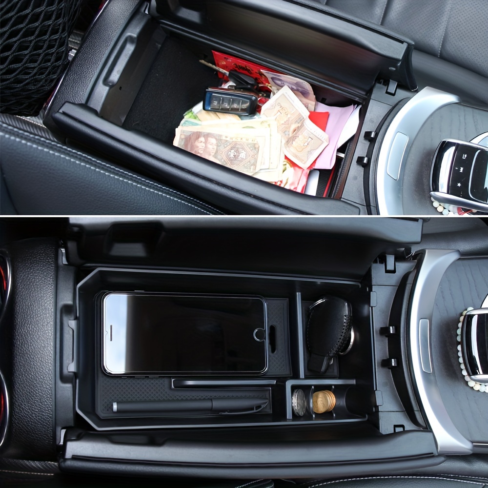 Auto Car Armlehne Box Knopfrahmen Für Mercedes Benz C Klasse W205 GLC X253  15-20