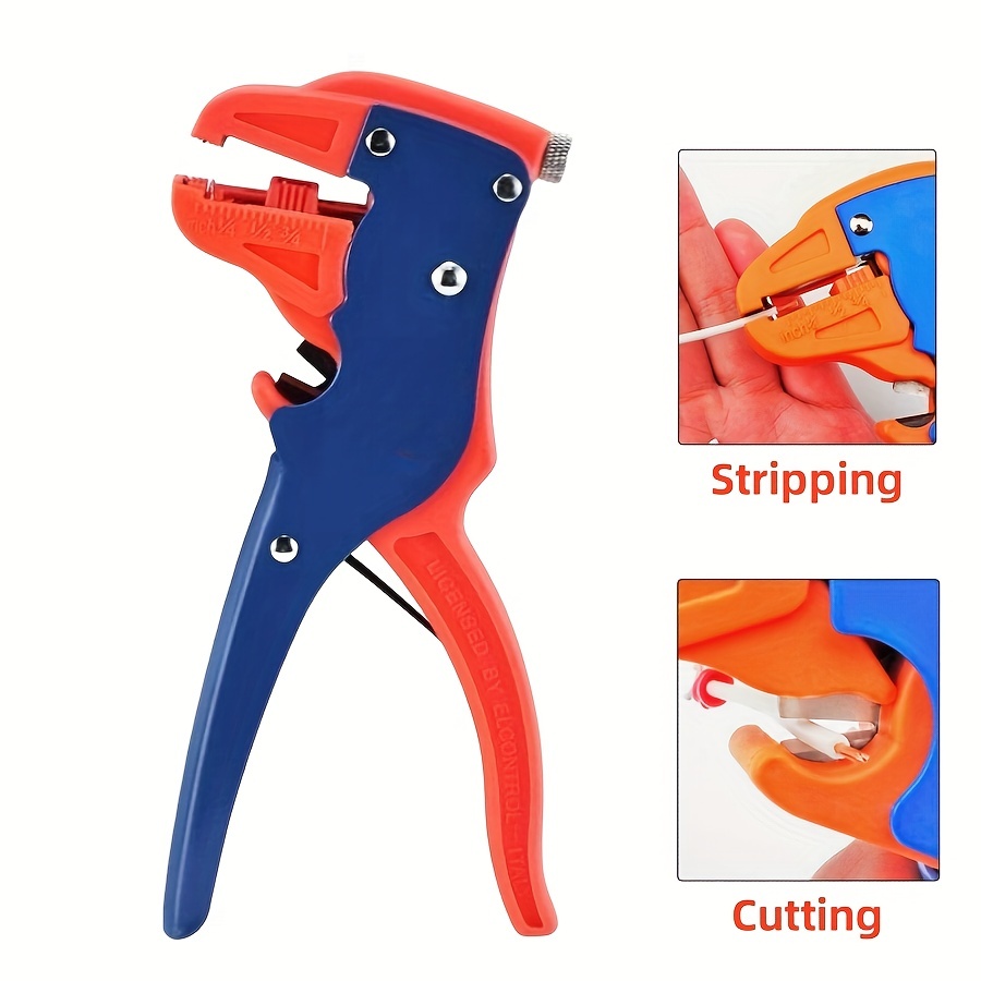 1/2pcs Quick Line Splicing Automatic Wiring Device, Wire Twisting Tool  Cable Wire Stripper And Twister Wire Stripping Tool For Drill