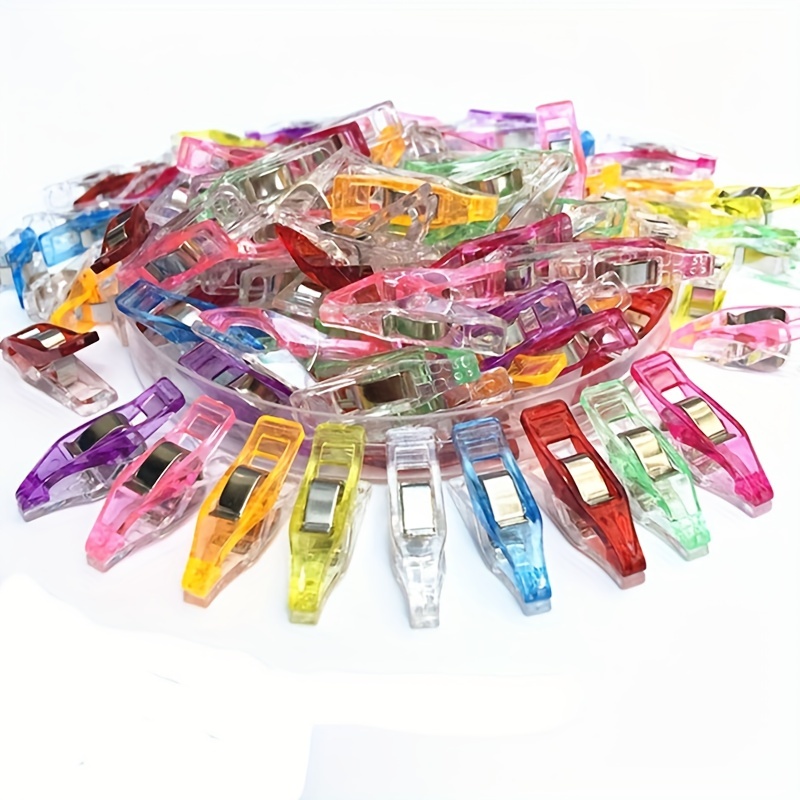 20Pcs Sewing Clips for Quilting Multipurpose Plastic Clamps for Fabric  Crafts Wonder Clips Knitting Sewing Binding