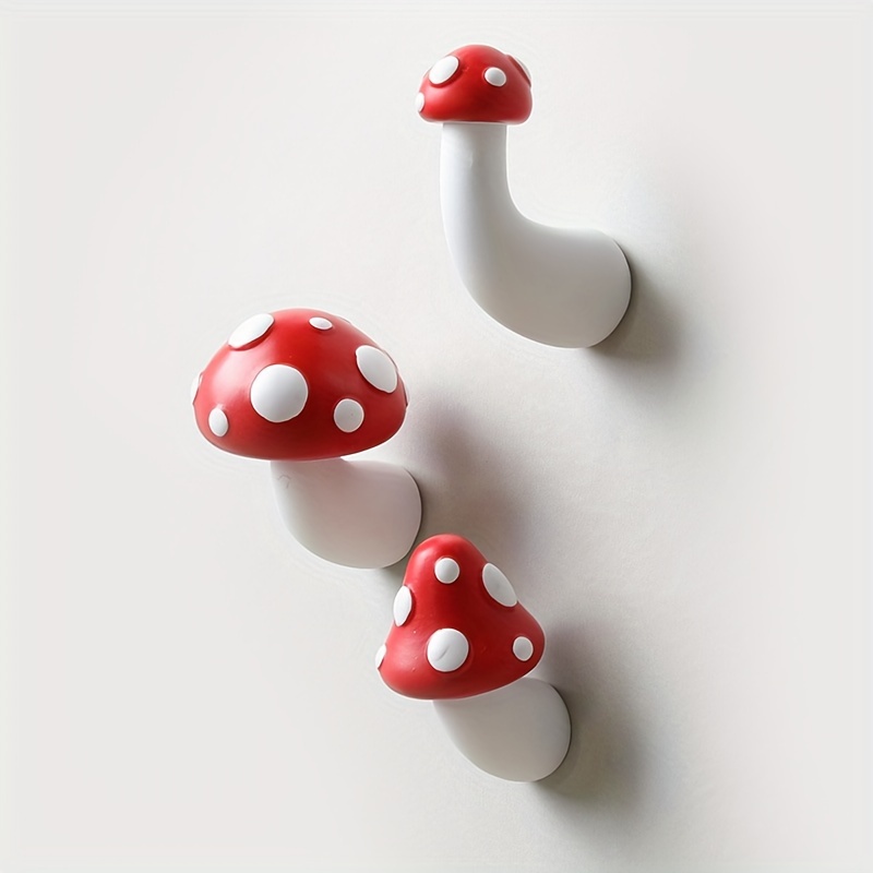 Mushroom Fridge Magnet 3d Refrigerator Magnets Stickers Cute - Temu