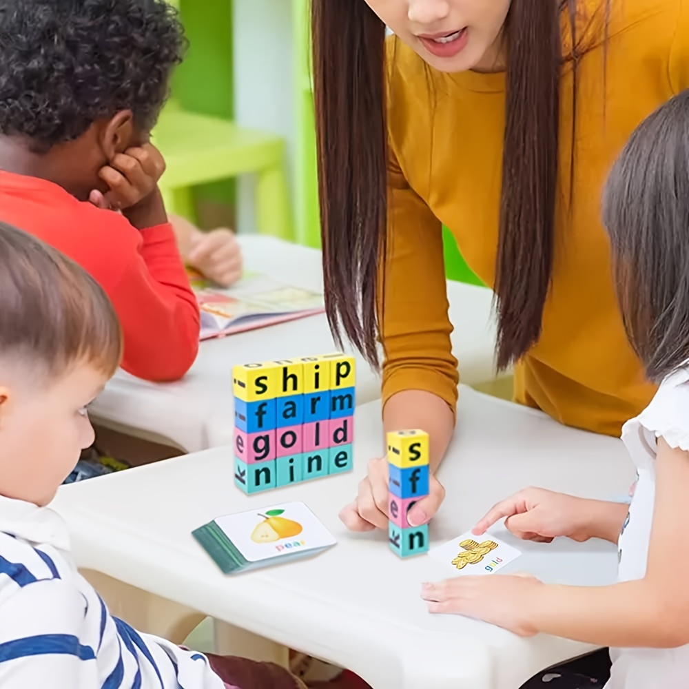 Carte Anglaise Pour Enfants, Bataille De Mots D'orthographe, Cube Magique  Changeant De Visage, Jeu De Table Interactif Parent-enfant, Jouet Éducatif  Pour Bébé - Jouets Et Jeux - Temu