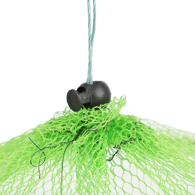 EASY BIG Foldable Fishing Net Hand Net - Crab Net Fish Net with Fishing  Rope for Fishes, Shrimps, Crabs (Green, Top Dia:78.7 Bottom Dia:59) :  : Pet Supplies